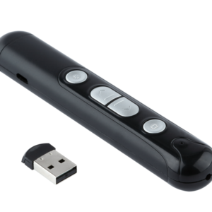 TB-19 Wireless Presenter with Laser Pointer Rechargeable PPT Presenter Demonstration Remote Laser Pointer