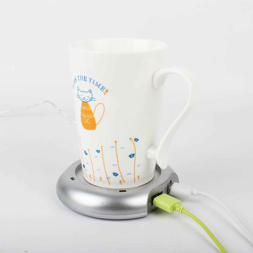 Coffee Mug Warmer Winter Portable Usb Desktop Warmer Cup Electric Cup Warmer Tea Water Cocoa Milk Practical Mini Cup Pad Heater