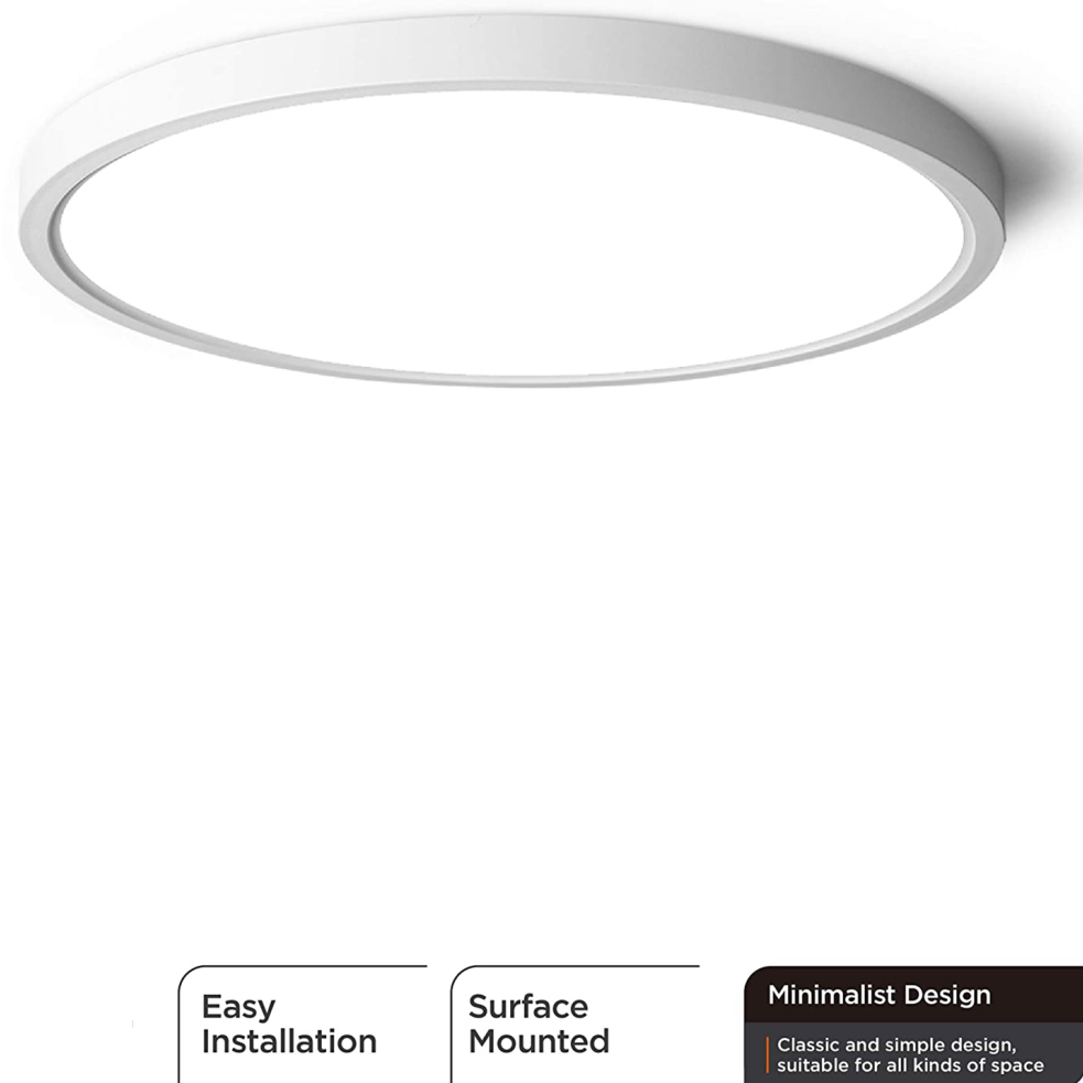 Wholesale ultra thin panel light 30W 40W surface mount lamp round shape indoor ceiling light