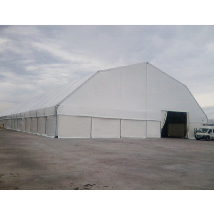 Large white PVC tarpaulin dome shape roof clearspan marquee polygonal tent for four seasons permanent using