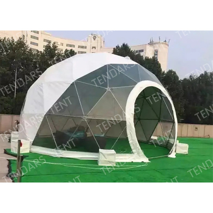 Factory Supply Outdoor Luxury Geodesic Glamping Clear Dome House Tent Building Domes Kit With Low Price