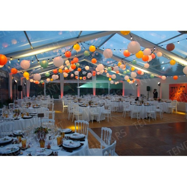 temporary 20x40 clear roof top tent clear wall marquee event tent for outdoor event party