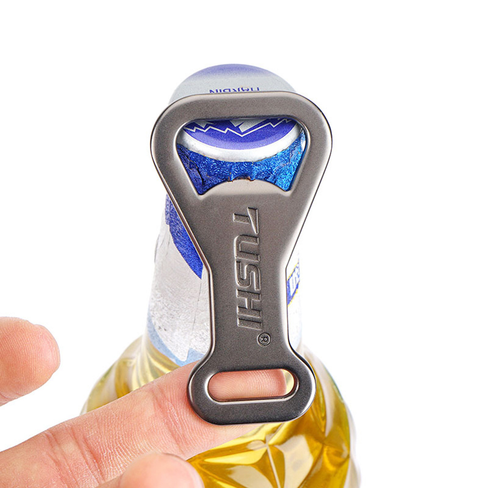 Stainless Steel Key Chain Metal Sublimation Can Wine Bottle Opener Keychain Beer Opener's Lid Openers Speed Custom Bottle Opener