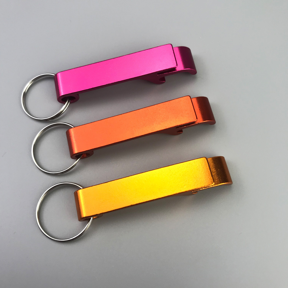 Customized Metal Aluminum Beer Custom Keychain Bottle Opener With Your Logo