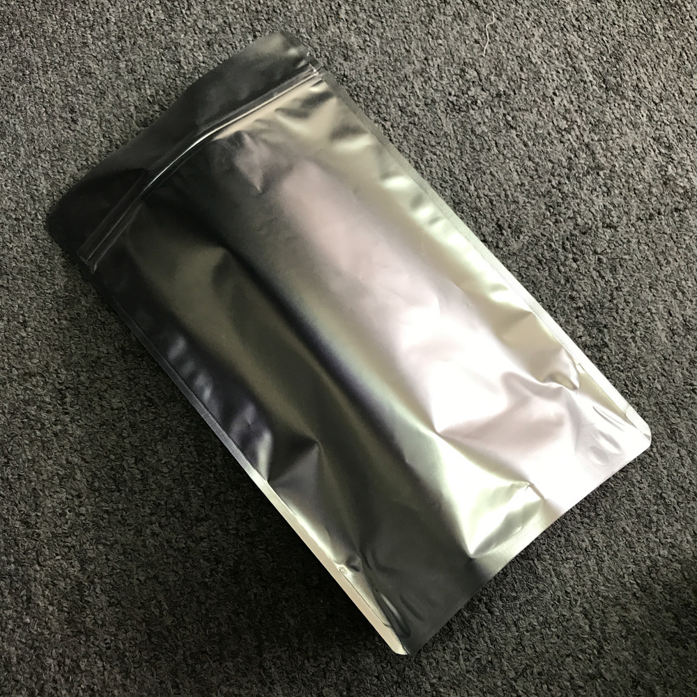 Custom 3 side seal flat triple laminated aluminum foil bag Snack Packing Bag