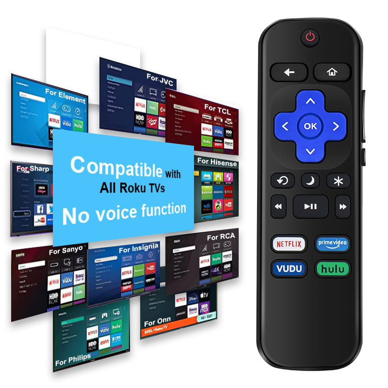 RC280 RC282 Universal Remote Controller Roku Hisense Built-in Tvs Europe America Smart TV Remote Control Compatibility for All