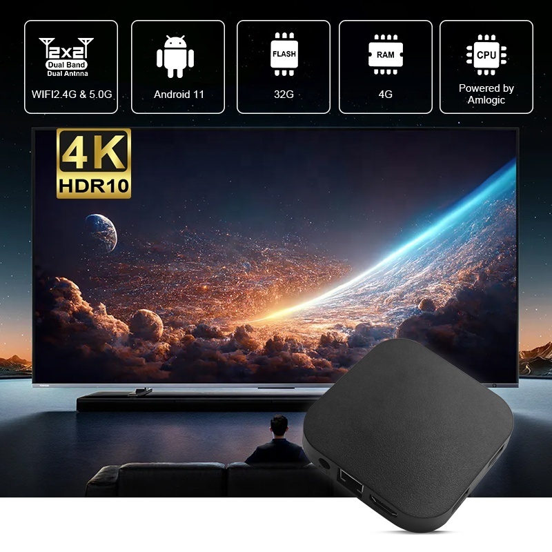 New Android 11 S905Y4 Free Test IPTV M3U XXX Trex IPTV Subscription 12 Months 4K Android TV BOX Set-top box