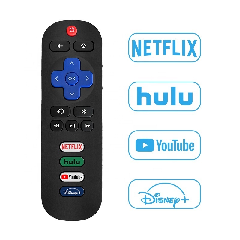 Universal TV Remote for All Roku TV Replacement for TCL Roku Hisense Sharp Roku TV Remote with Netflix/Hulu/Prime Video