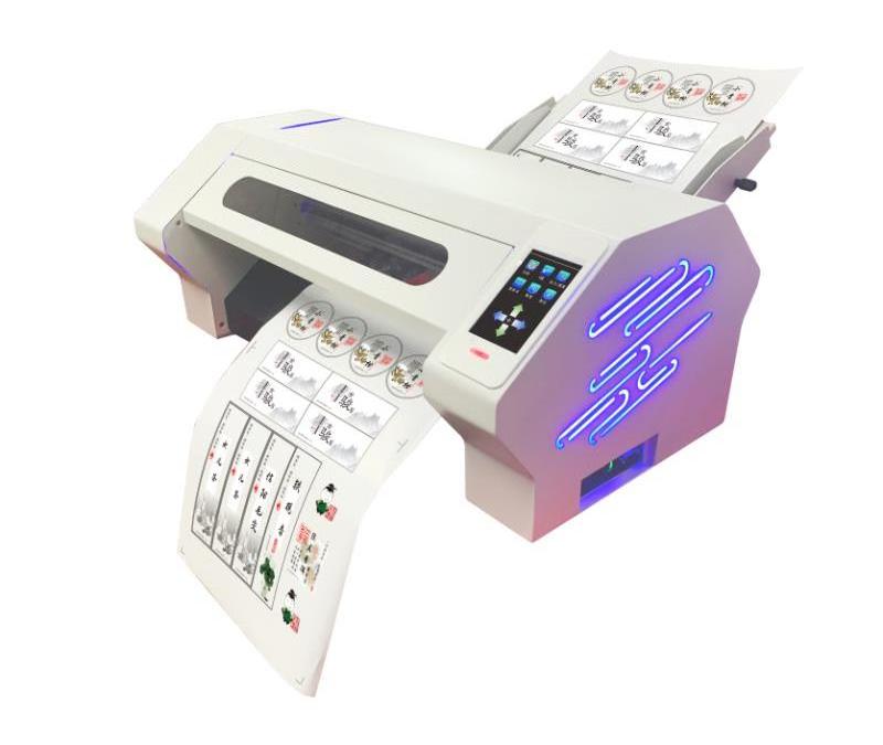 A3+ A3 A4 Auto Feeding Die Label Sticker Cutting Machine Cut  Printed Pattern