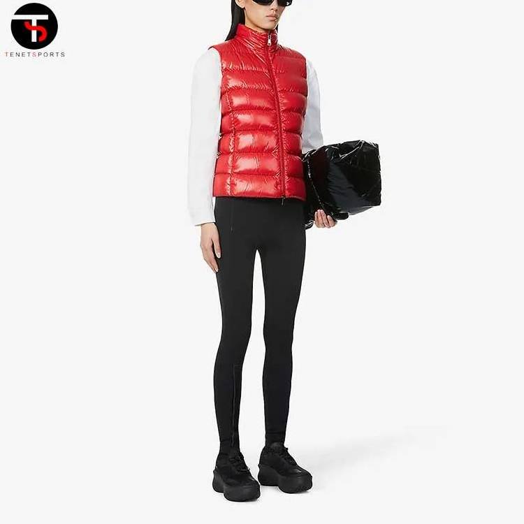 2023 New Custom Design High Quality Women Puffer Vest Cotton  Wholesale Price Breathable Women Puffer Vest Latest