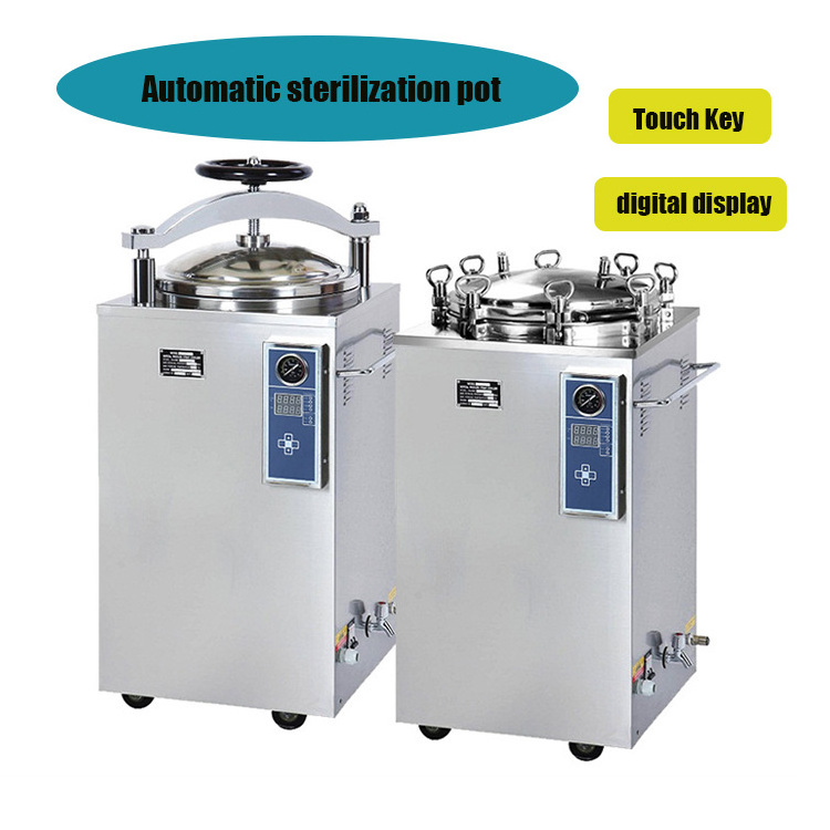 50L/75L/100L/150L Vertical High Pressure Steam Autoclave Sterilizer Machine Food Sterilizer