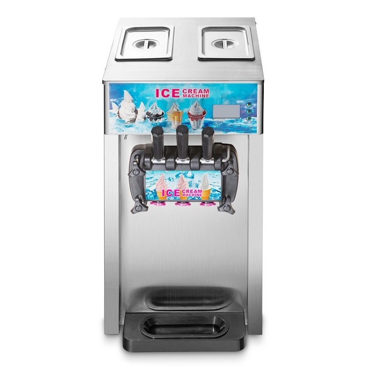 Automatic Commercial Icecream Making Vending Maker / Soft Serve Ice Cream Machine