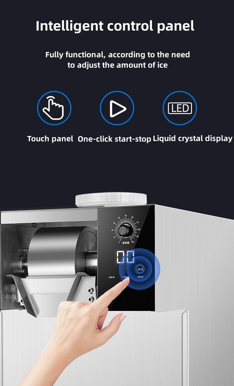 Electric Bingsu Machines/ Ice Snow Shaving Machine Flake Shaved Ice Machine/ Snowflake Ice Making Machine