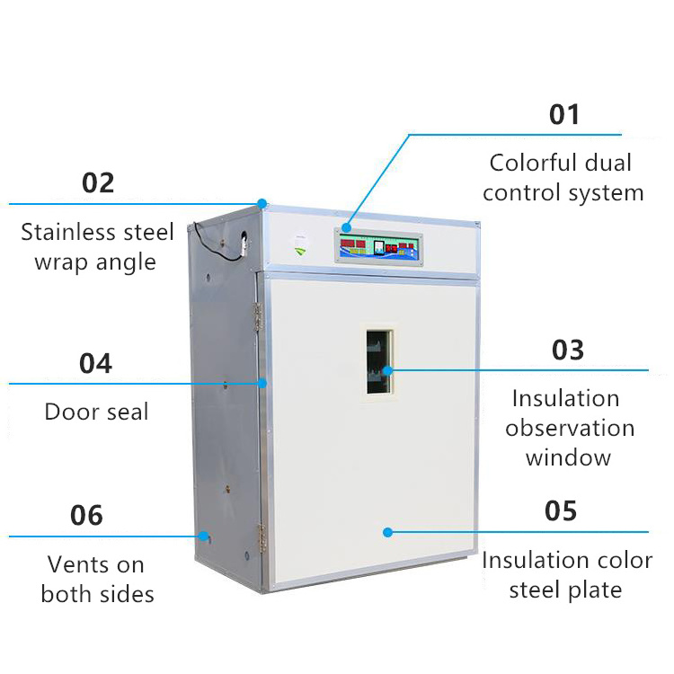 Temperature and Humidity Controller Equipped Automatic Parrot Chicken Egg Incubators