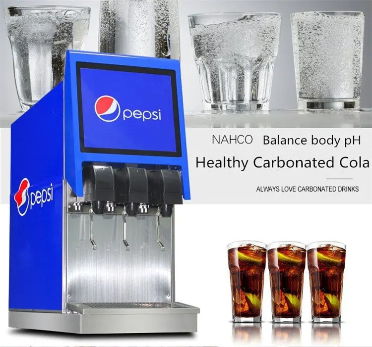 Commercial Electric Soda Fountain Beverage Cabonator Dispenser Machine, Cold Beverage Soda Cola Machine