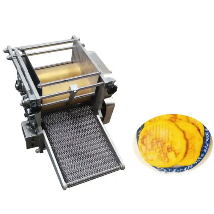 Electric Four Tortilla Press Machine, Automatic Stainless Steel Tortilla Maker Making Machine