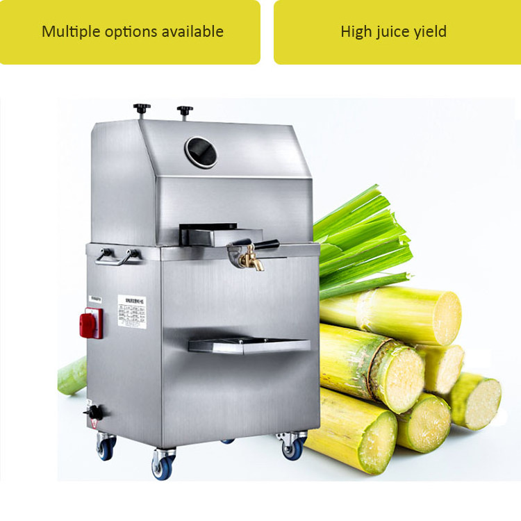 2023 Hot Selling Sugarcane Juicer Machine Small Electric Sugar Cane Press Juice Squeezing Extracting Extractor Machine For Sale