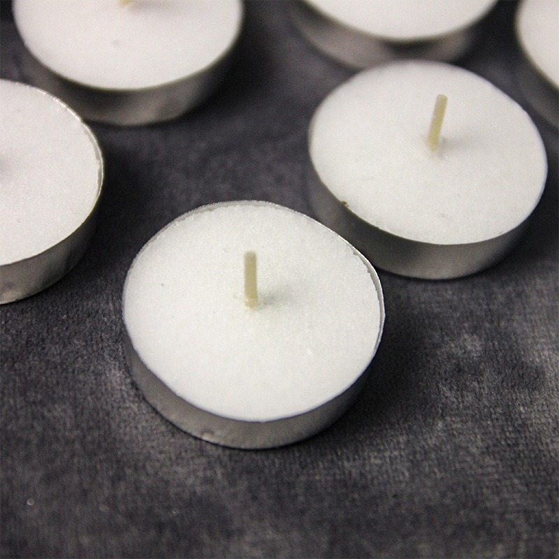 wholesale long burning 9 g white paraffin wax tealight candle