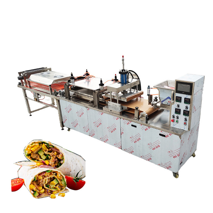 Fully Automatic Tortilla Making Machine Factory Price lavash  bread making machine /taco shell making machine