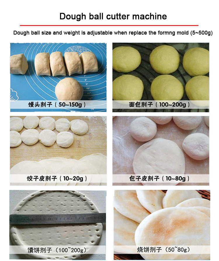 Factory directly Bread/cookie/cake  Dough divider and rounder machine price Pizza dough Manufacturing machine