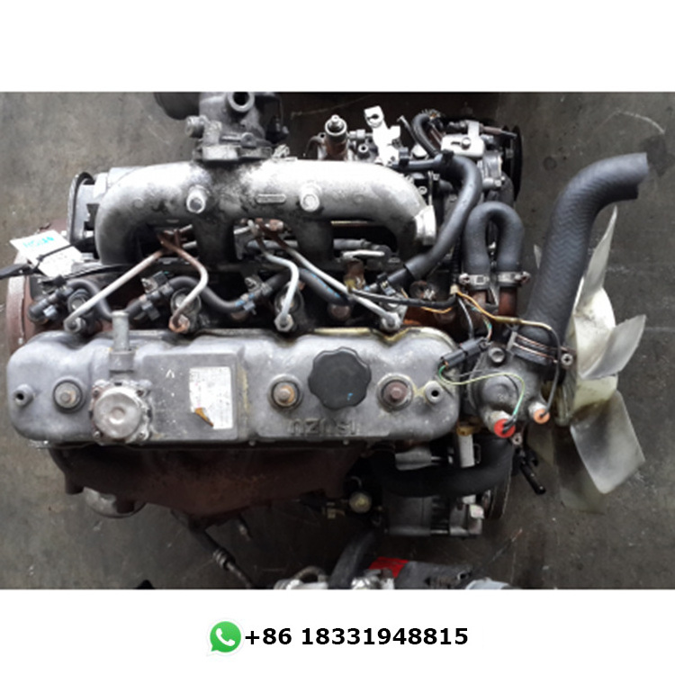 Complete Engine Isuzu 4jb1 diesel engine 2.8cc with trans mission speed gearbox 5+1