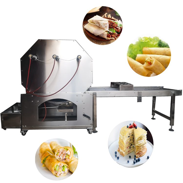 Ethiopian Injera Electric Mitad Automatic Pathiri Making Lumpia Wrapper Machine Maker Idli Dosa Batter Machine