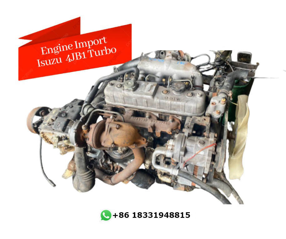 Second hand engine 4JB1 4JB1T  ISUZU-engine for sale Isuzu 2.8 Turbo Diesel engine for truck