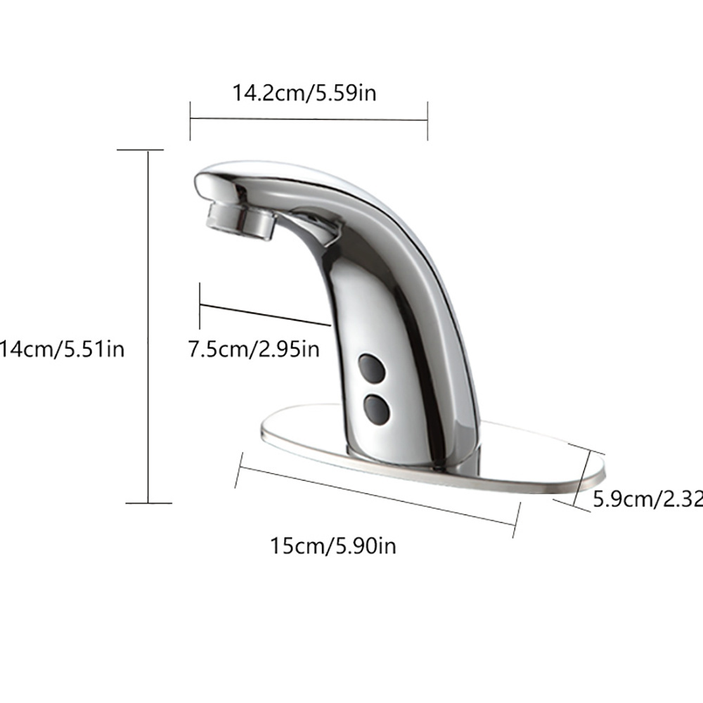 TB-3301 Tengbo Commercial Automatic Tap Sensor Electric Water mixer Bathroom Sensor Faucet