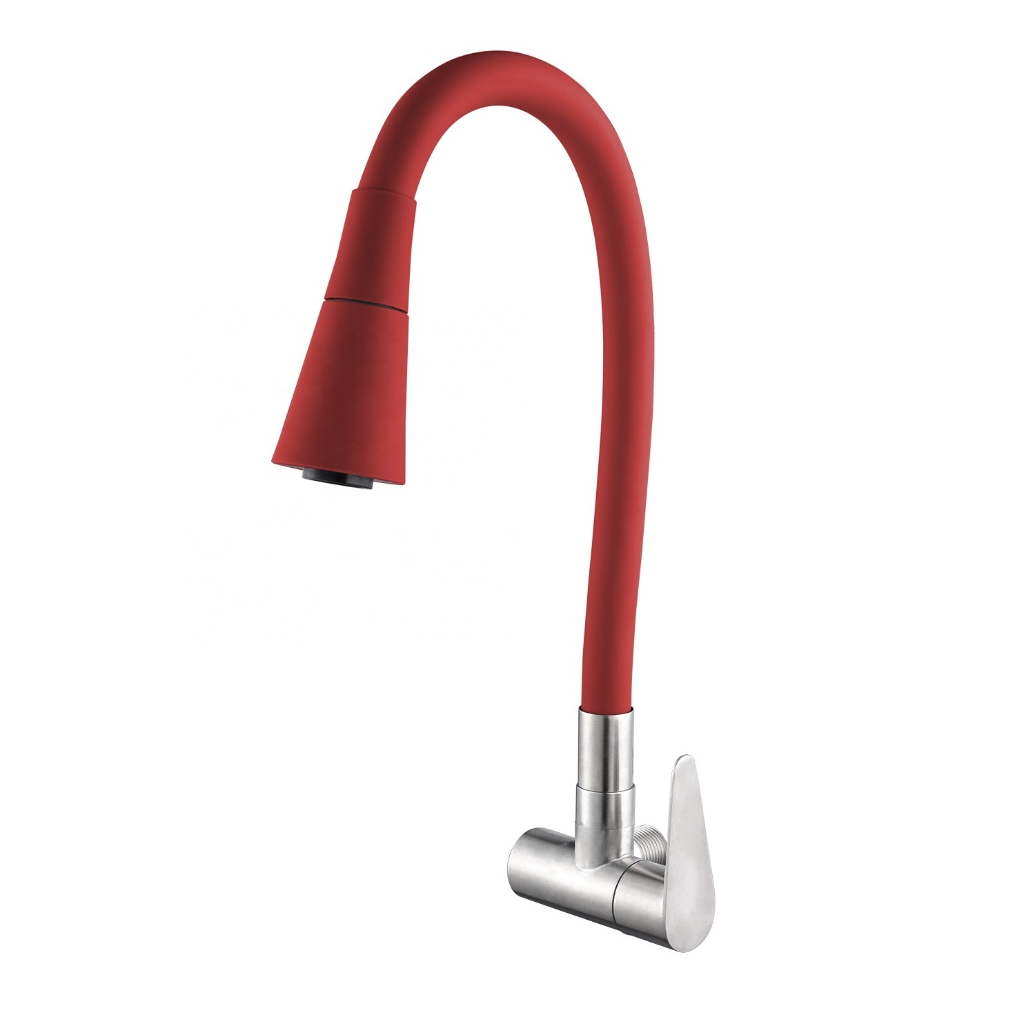 SS6046 Factory Direct Wall Mounted Faucets Colorful Kitchen Faucet For Cold Water Only