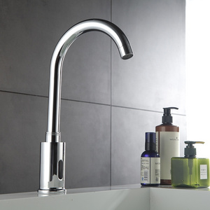 TB-3304 Tengbo smart touch less kitchen faucets commercial sensor led taps touchless bathroom tap water saving faucet