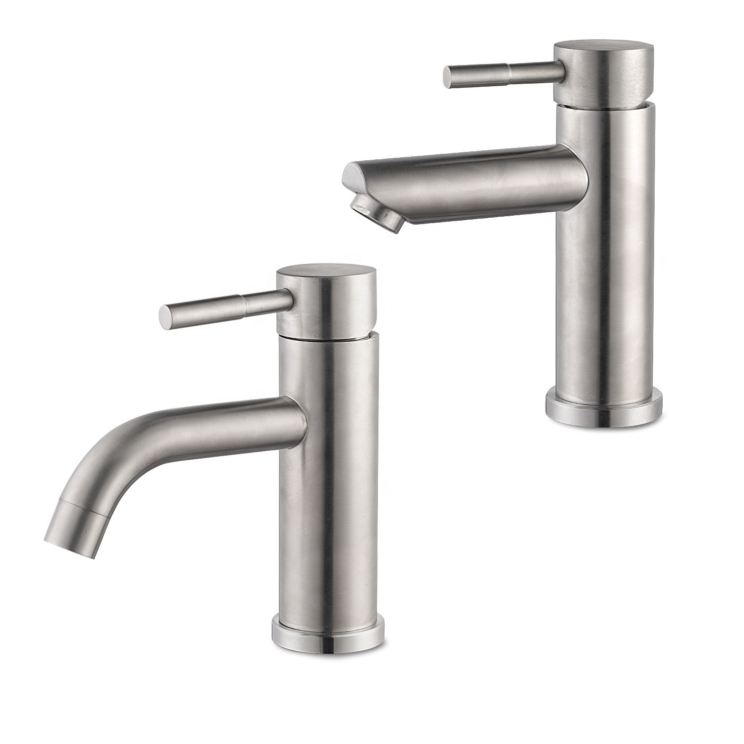 SS3301 Bathroom Toilet Low Price 304 Stainless Steel Faucet  Basin Faucet on the Platform Faucet Bathroom Basin Water Tap