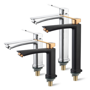 TB-6416 Series Bathroom Chrome Rose Gold Taps Bathroom Basin Sink Faucet