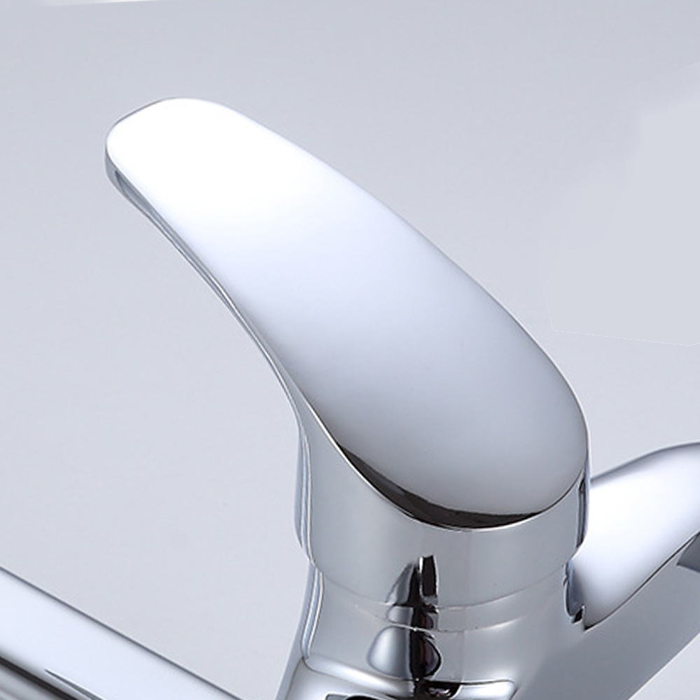 KWM301-Tengbo long neck cold and hot wall mounted brass kitchen wall mixer taps faucet