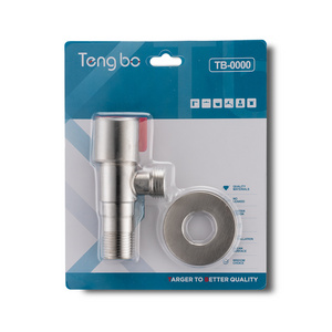 TB-1513 stainless steel toilet angle valve faucet