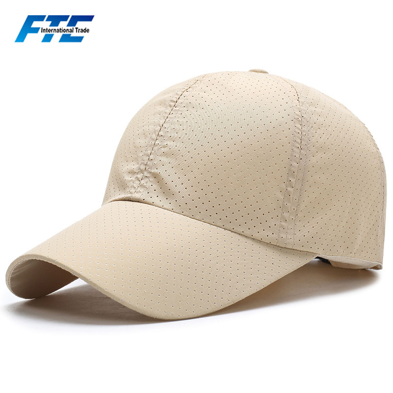 Custom Sport Polyester Mesh Cap Breathable Quick Dry Baseball Cap with Your Logo