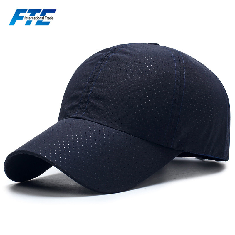 Custom Sport Polyester Mesh Cap Breathable Quick Dry Baseball Cap with Your Logo