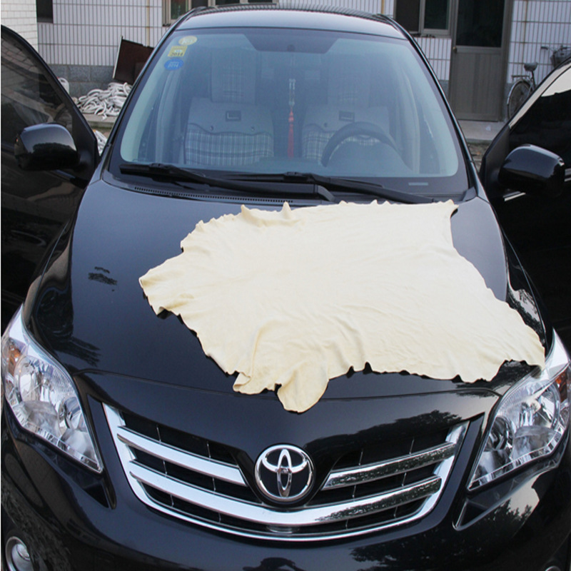 Genuine Sheepskin Chamois Leather Wholesale Chamois Leather Car Clean Cloth For Car Polishing Wash