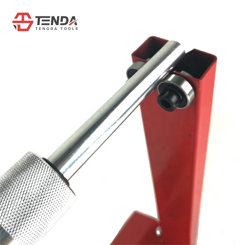 TD-004-03 Motorcycle wheel balancer with balance bubble, tire changer wheel balance stand, Tire repair stand