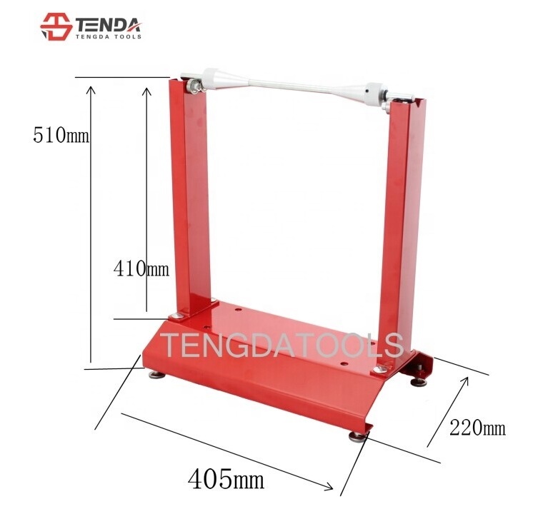 TD-004-03 Motorcycle wheel balancer with balance bubble, tire changer wheel balance stand, Tire repair stand