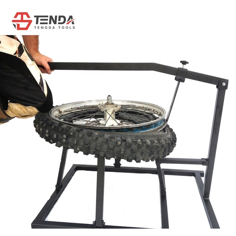 Professional Motorcycle tire changer for Dirt bike wheels, Worked by handle tire change stand