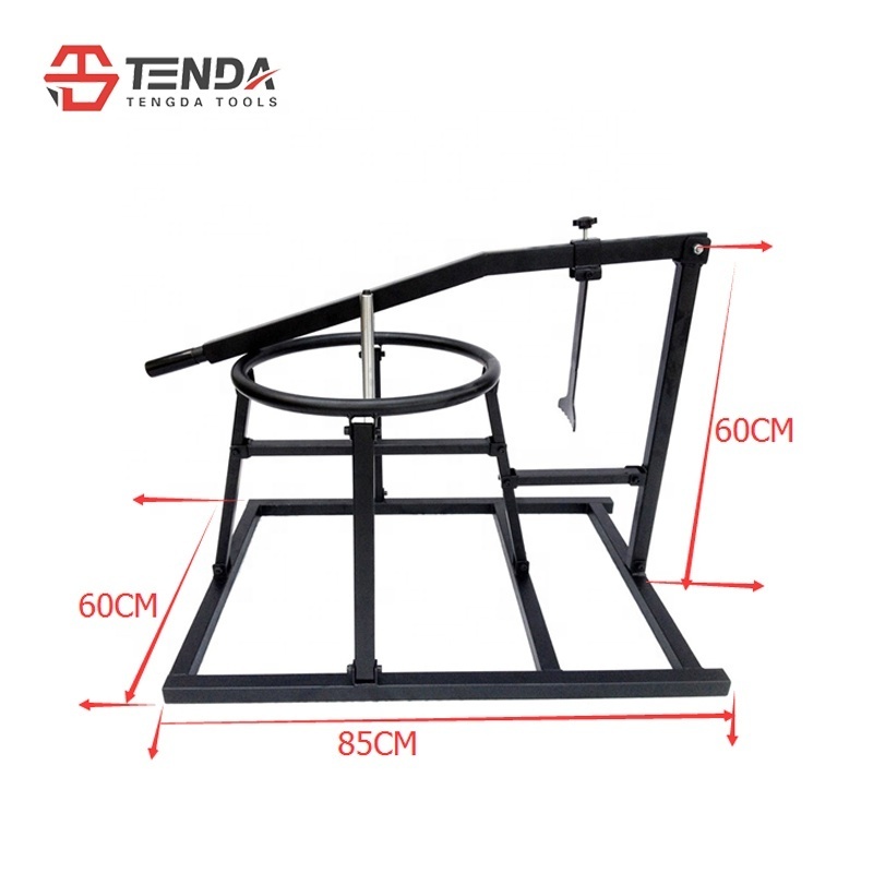 Professional Motorcycle tire changer for Dirt bike wheels, Worked by handle tire change stand