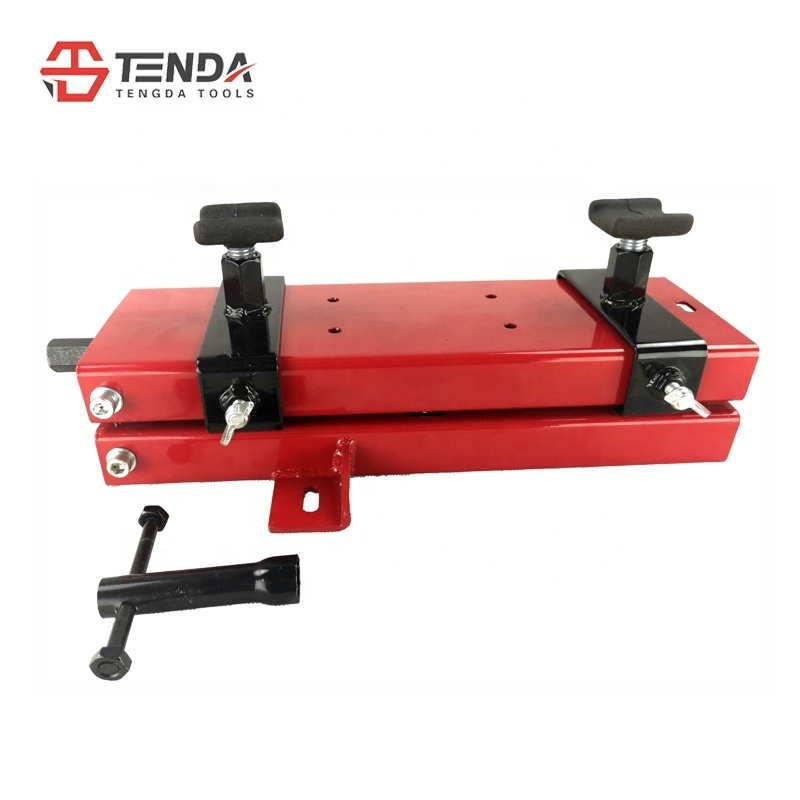 TD-008-06-2 Motorcycle Jack Stand Motorcycle Scissor Lift stand with top support for wheel change and repair stand