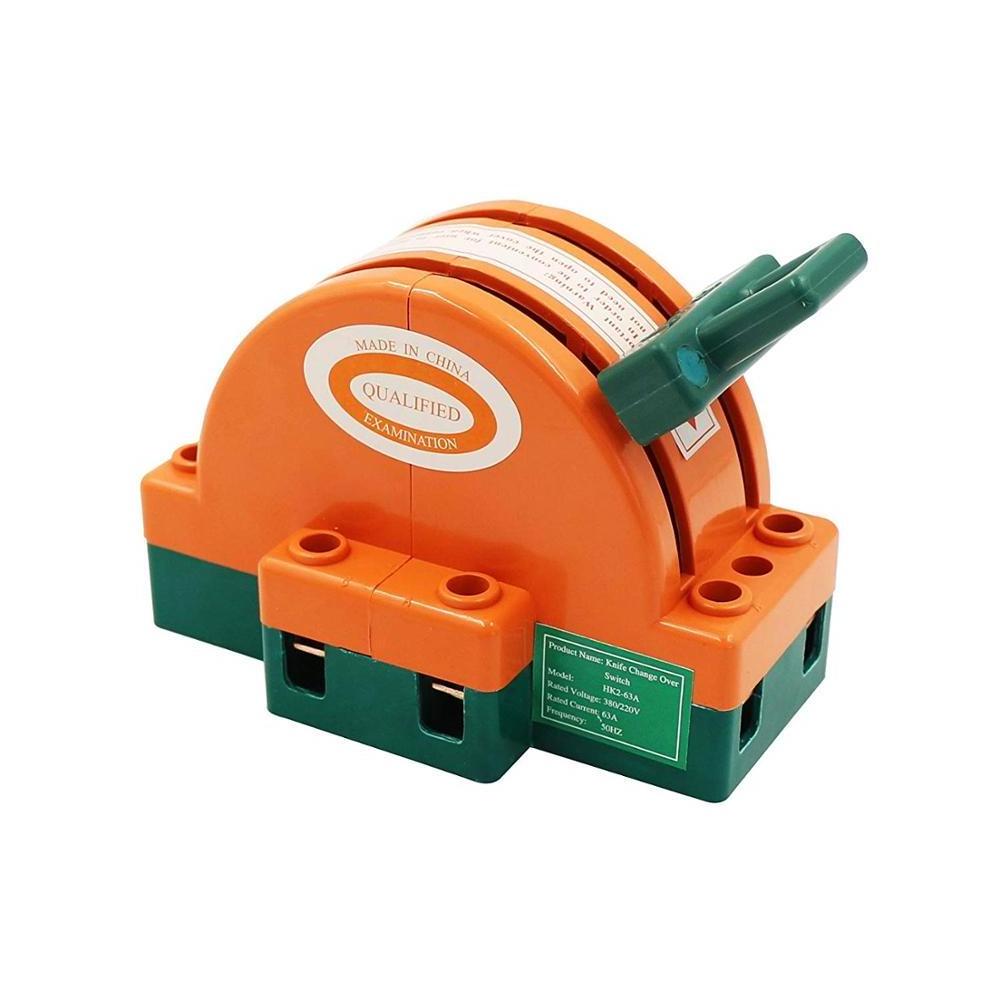 Wenzhou  2p 63a HK11 model  double throw high voltage power electrical  knife switch change over switch for generator