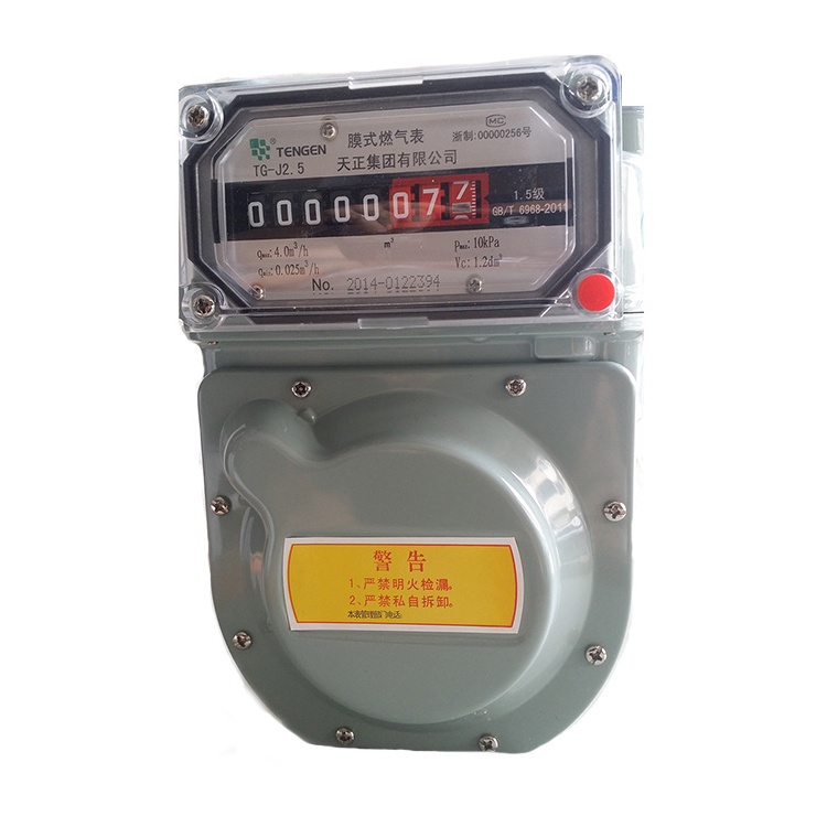 Household Digital Electronic Smart Diaphragm Fuel Gas Meter