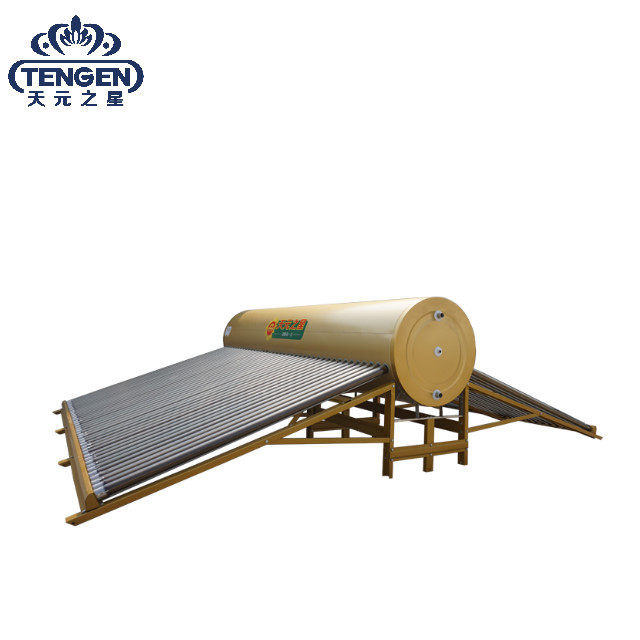 China evacuated tube solar hot water heater stock tank