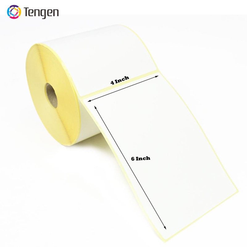 Tengen 4x6 500pcs/roll Thermal Transfer Label Pcb Tracking Label Stock Polyimide Label