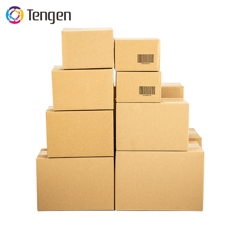 Tengen Free Sample Wholesale Custom Eco Shipping 20X20X14 Corrugated Packaging Cardboard Moving Boxes for Delivery Shoes Boxes