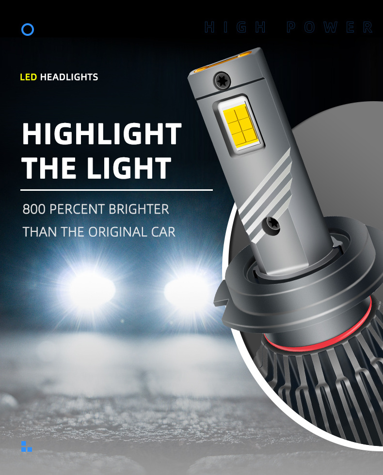 Sale H1 H7 H8 H9 H11 9005 9006 9012 led car headlight bulb custom 3570 csp led headlight h4 led headlight for car