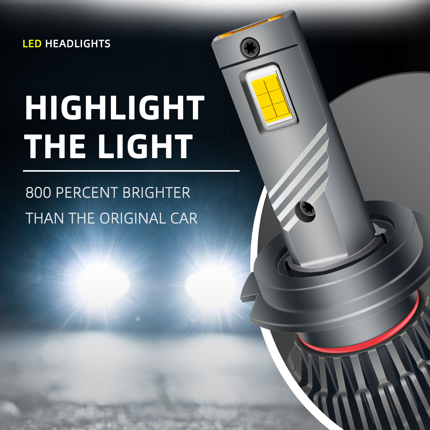 Sale H1 H7 H8 H9 H11 9005 9006 9012 led car headlight bulb custom 3570 csp led headlight h4 led headlight for car