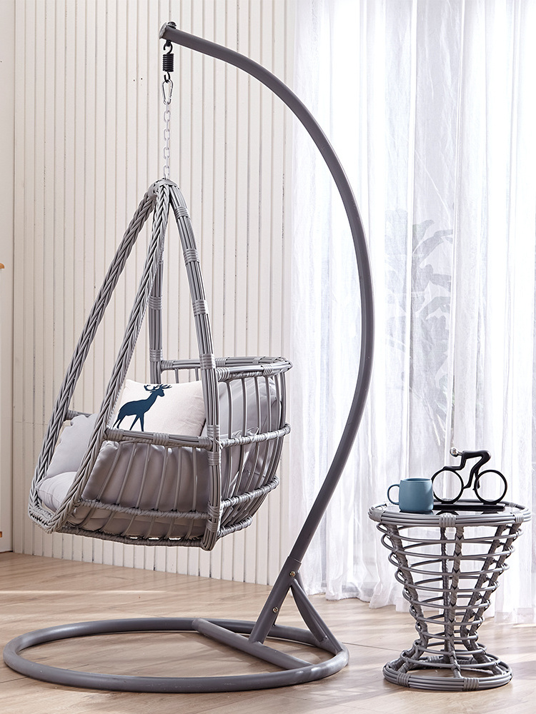 Hot Sale patio swing egg chair rattan hammock hanger stand frame Swing Egg Chair